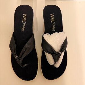 NWT Dr. Andrew Weil sandals, size 7, black